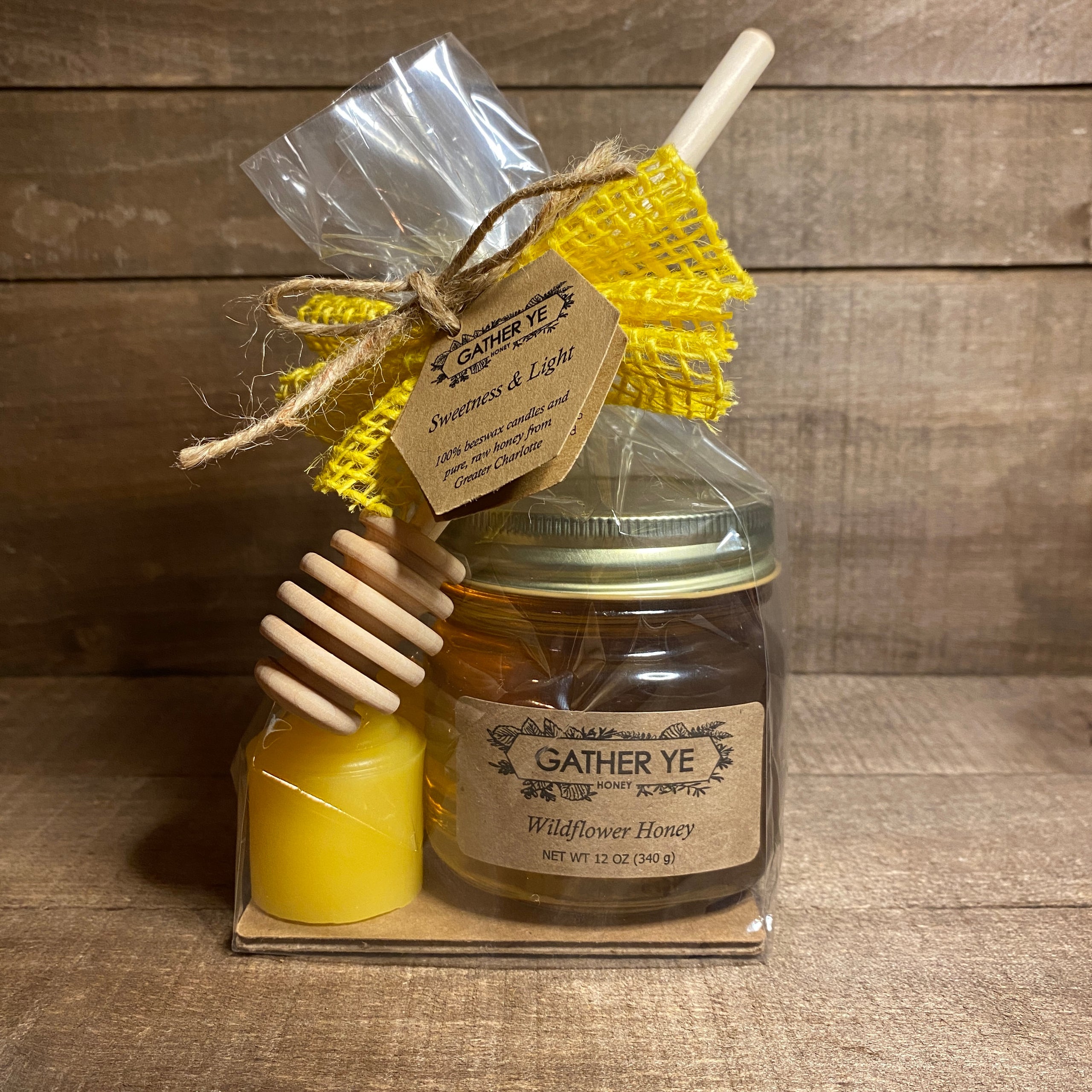 Honey Gift Set Beeswax Candle Gift Set Honey and Soap Gift 